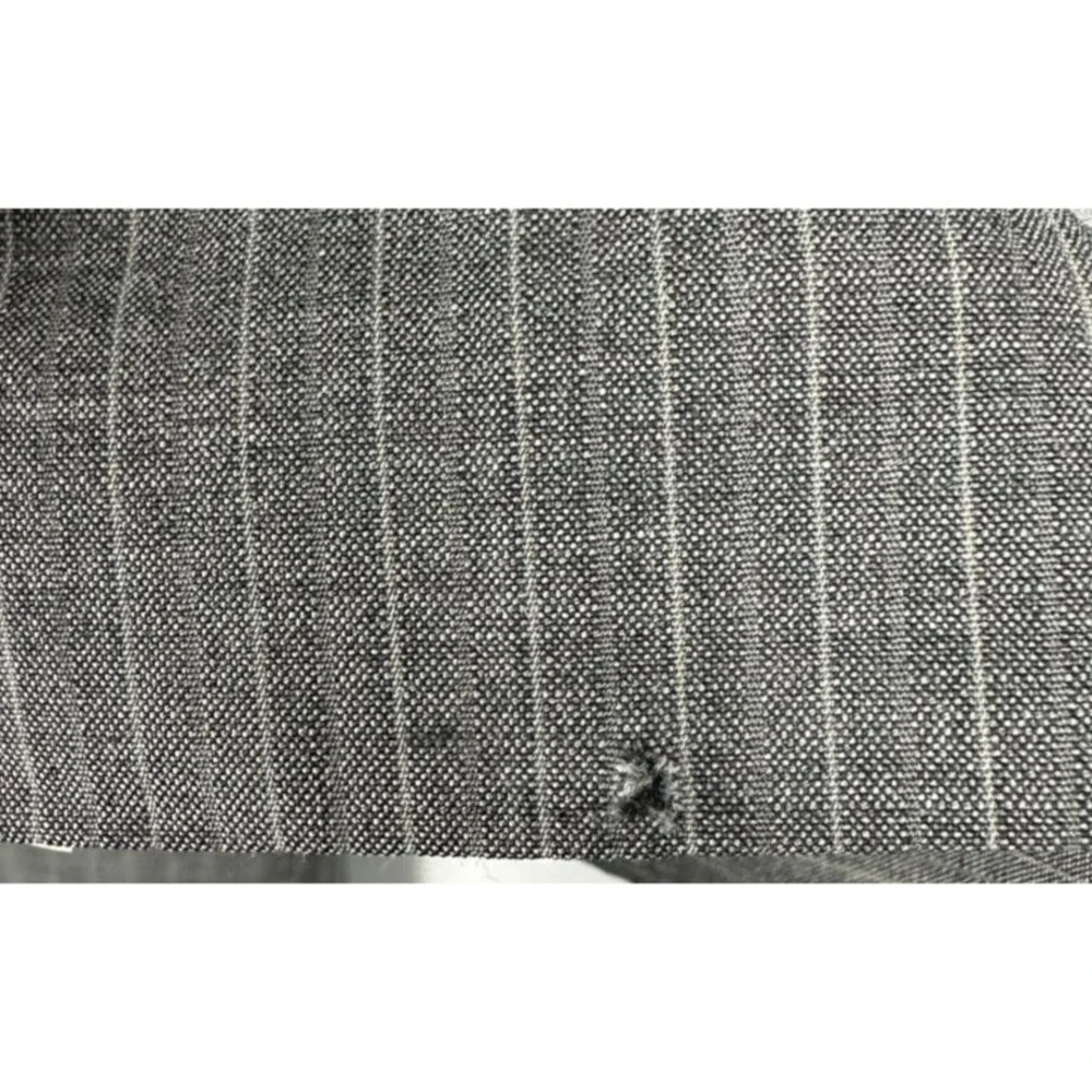 Banana Republic Martin Fit 215 Pinstripe Trousers 14 Gray Dress Pants Stretch - Picture 13 of 13